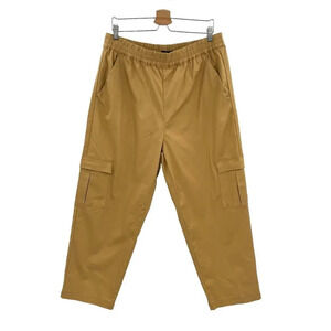 Universal Standard Khaki Tan Pull-On Cargo Pants Size S / Plus Size 14-16